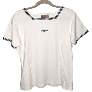 Vintage Cleveland Indians MLB Chief Wahoo women's short sleeve top size XL